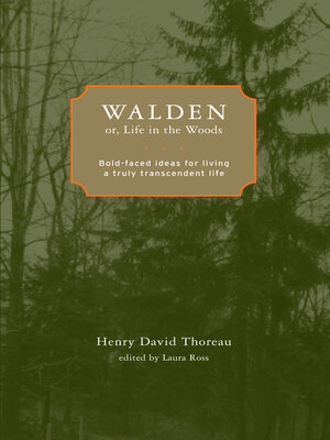cover image of Walden; or, Life in the Woods